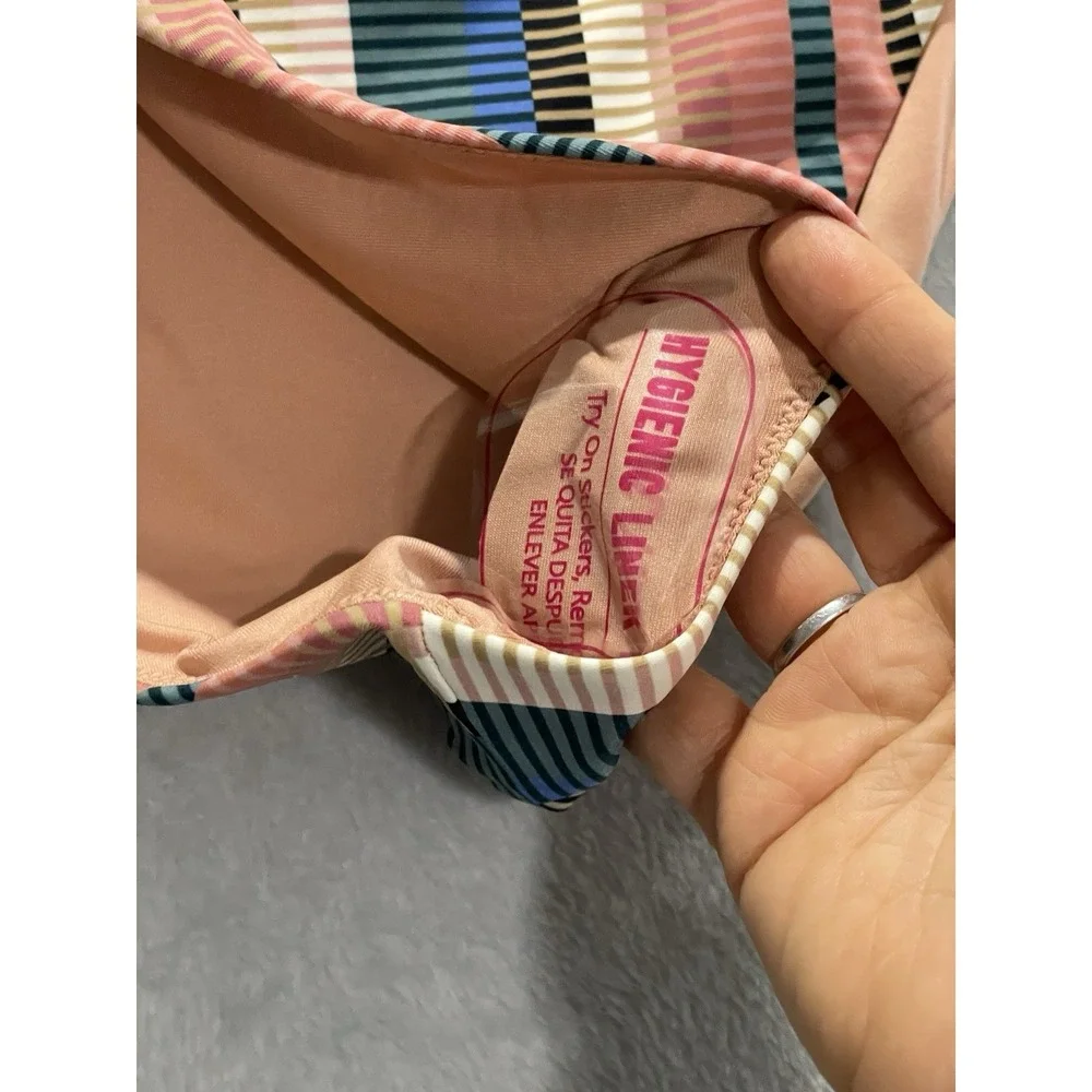 O'Neill‎ Juniors' Kendari Striped Encinitas Side-Tie Bikini Bottoms Size XL